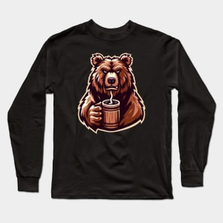 Bear's Morning Brew Long Sleeve T-Shirt